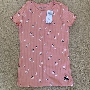 abercrombie kids Pink Floral Top